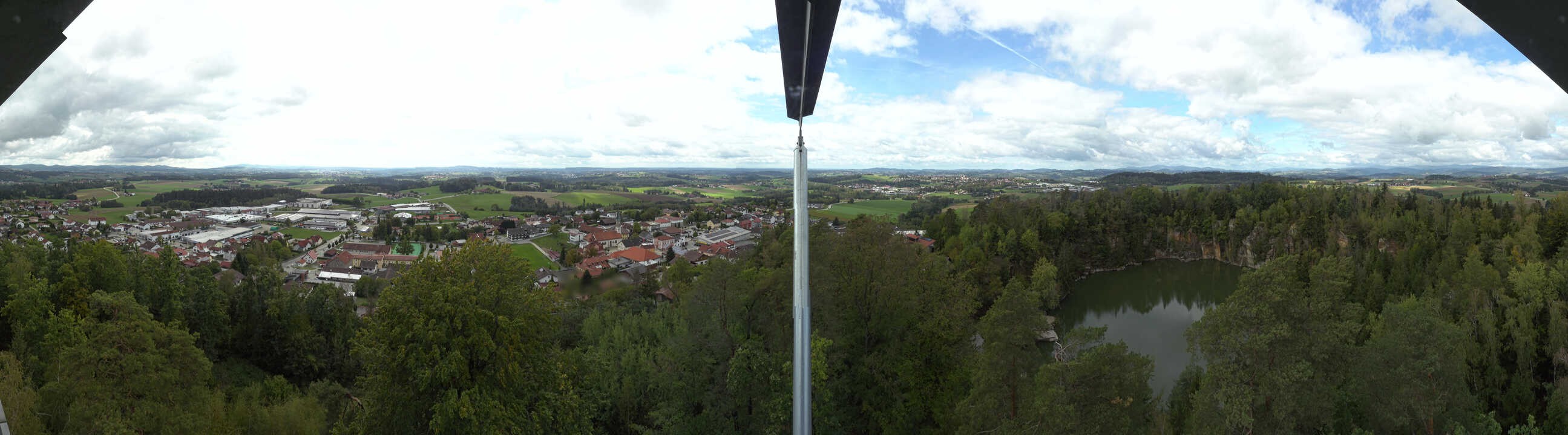 Archiv Foto Webcam Aussichtsturm am Steinbruch Büchlberg