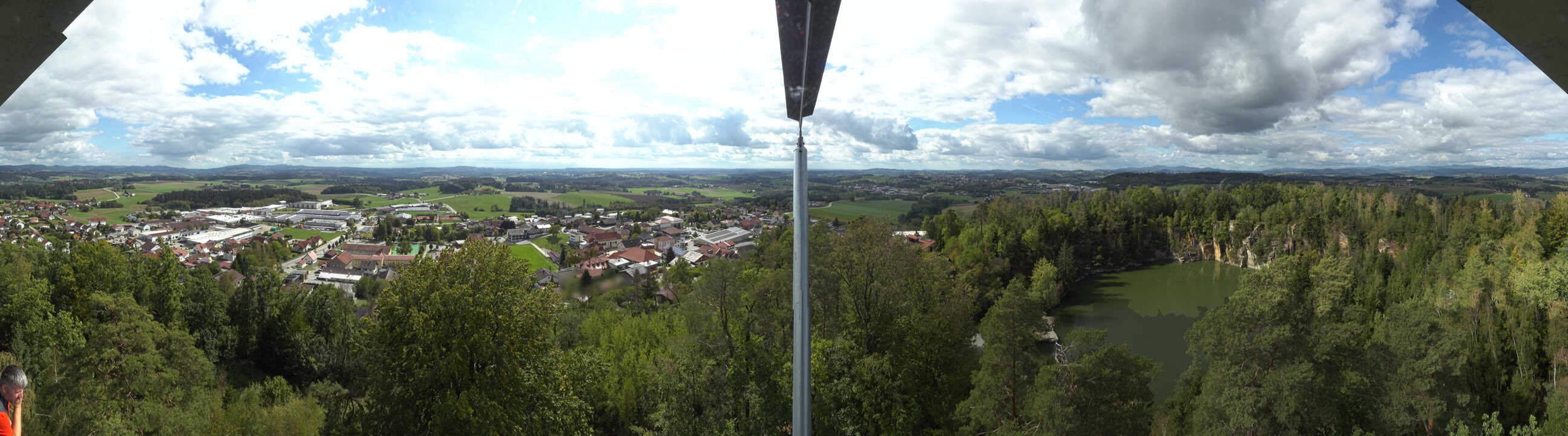 Archiv Foto Webcam Aussichtsturm am Steinbruch Büchlberg