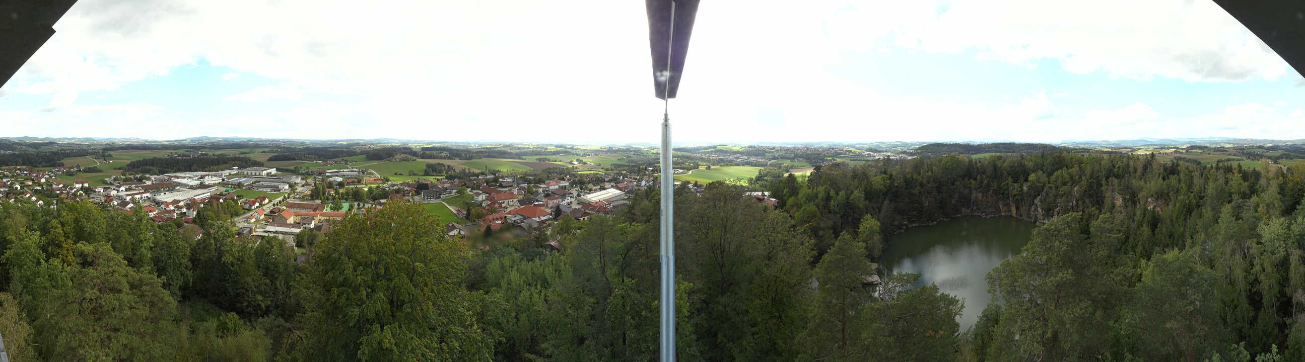 Archiv Foto Webcam Aussichtsturm am Steinbruch Büchlberg