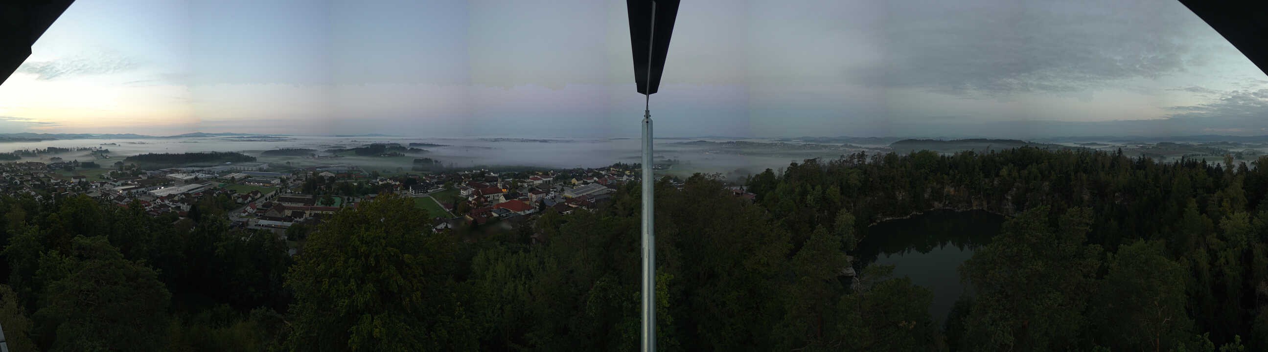 Archiv Foto Webcam Aussichtsturm am Steinbruch Büchlberg