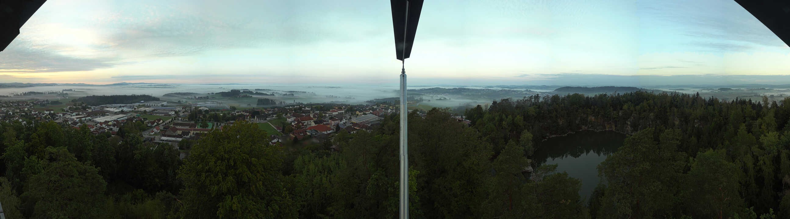 Archiv Foto Webcam Aussichtsturm am Steinbruch Büchlberg