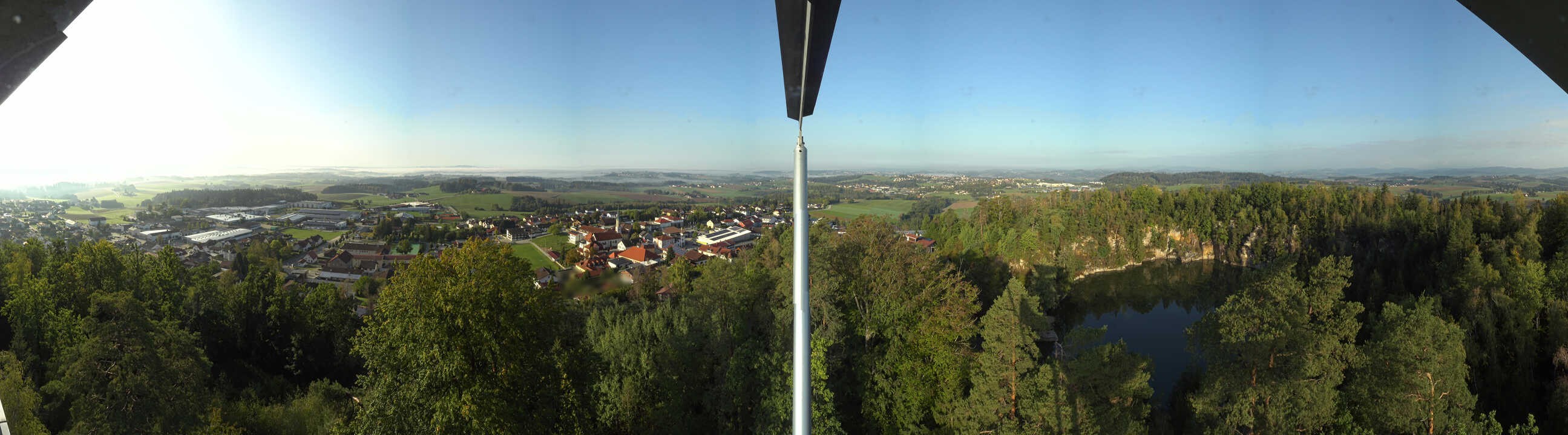 Archiv Foto Webcam Aussichtsturm am Steinbruch Büchlberg