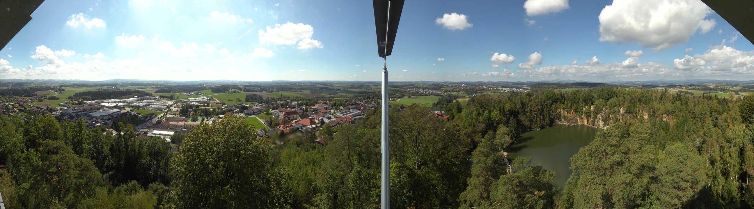 Archiv Foto Webcam Aussichtsturm am Steinbruch Büchlberg