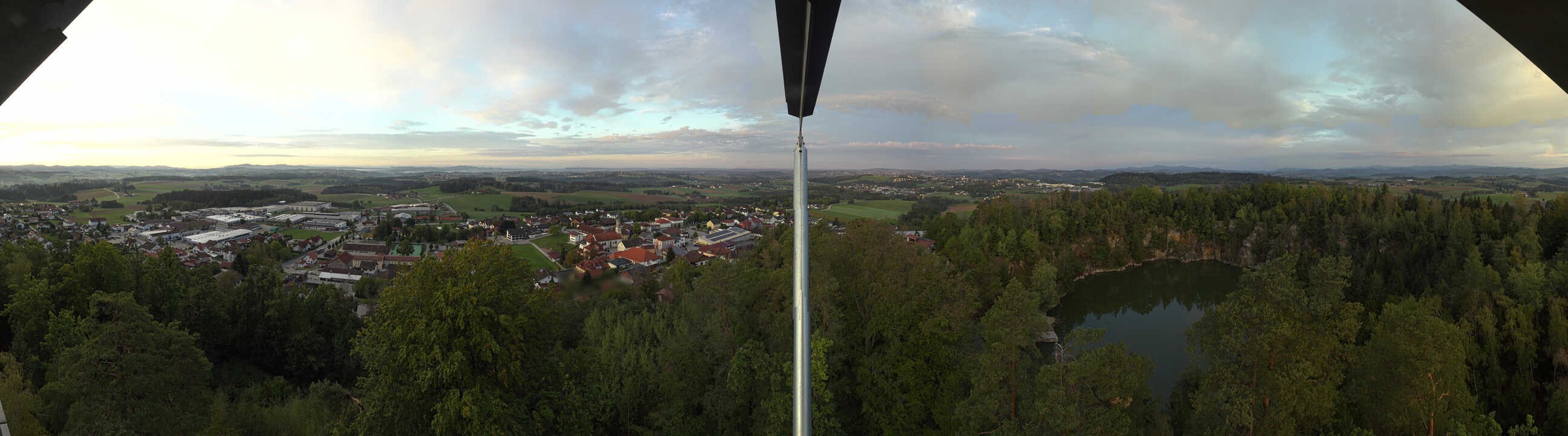 Archiv Foto Webcam Aussichtsturm am Steinbruch Büchlberg