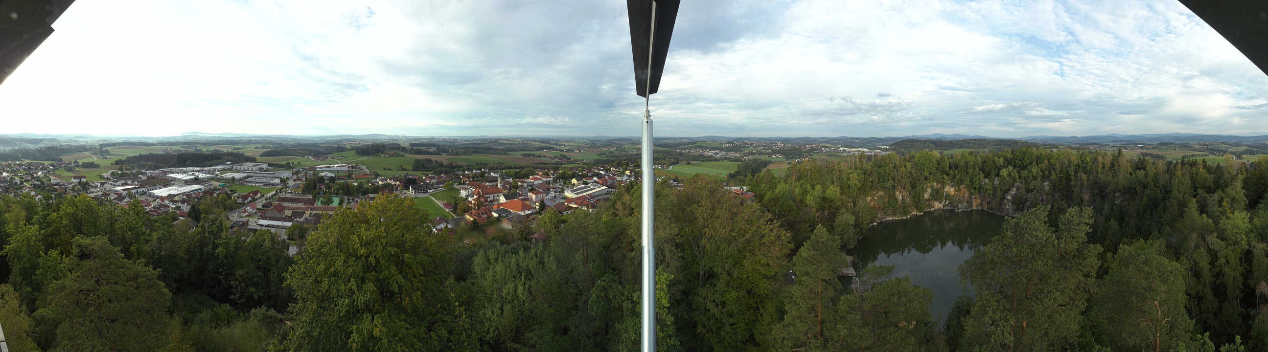 Archiv Foto Webcam Aussichtsturm am Steinbruch Büchlberg