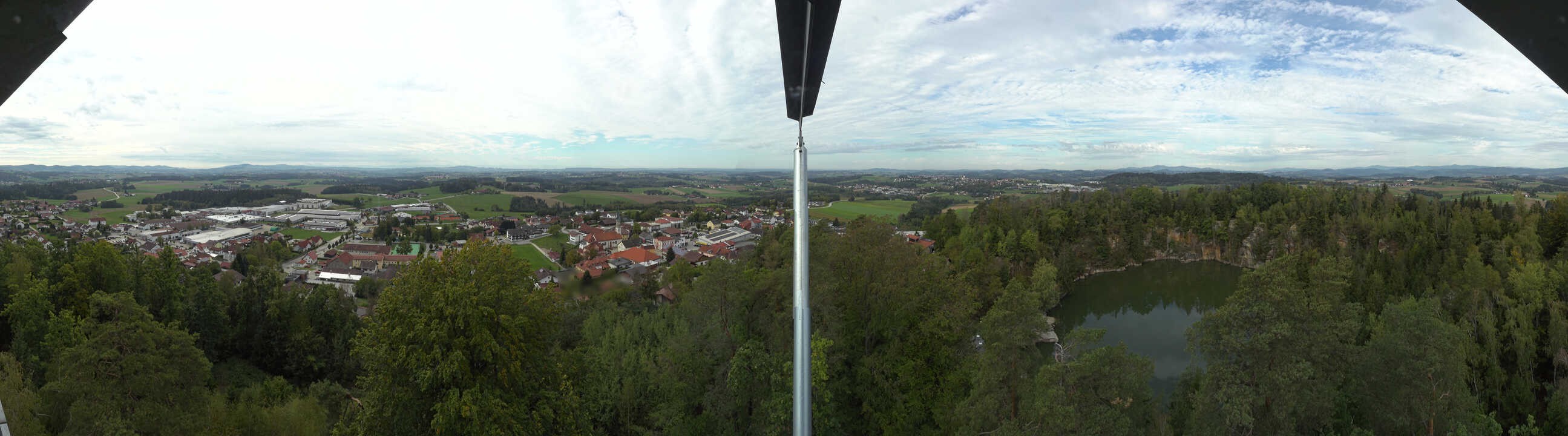 Archiv Foto Webcam Aussichtsturm am Steinbruch Büchlberg