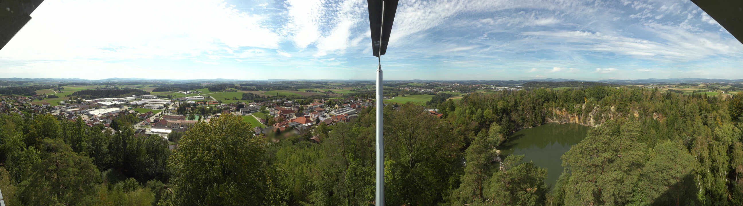 Archiv Foto Webcam Aussichtsturm am Steinbruch Büchlberg