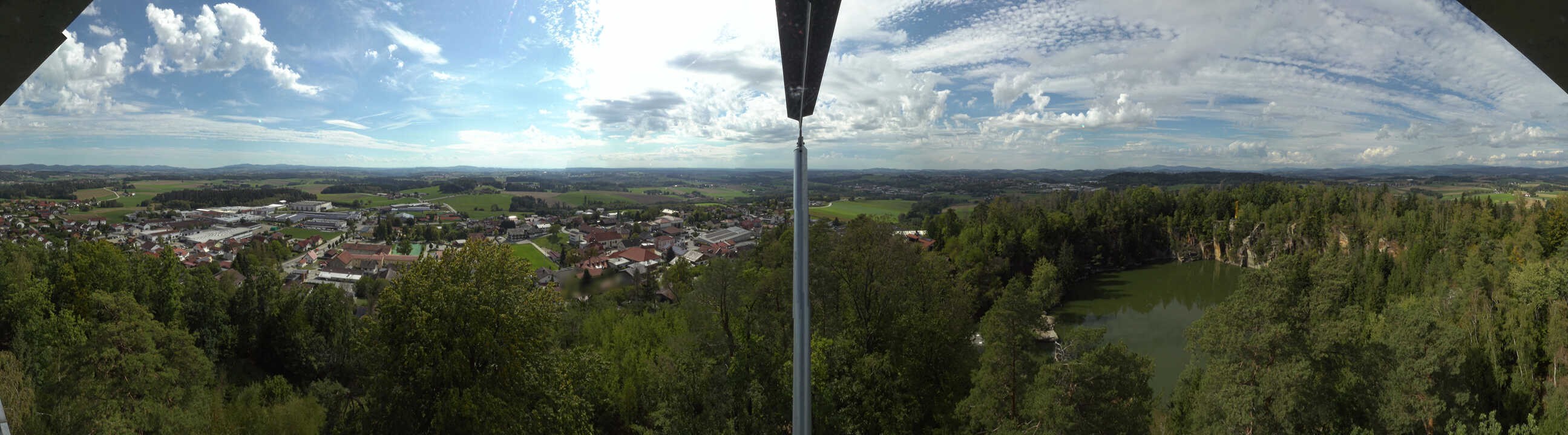 Archived image Webcam Büchlberg - Lookout tower