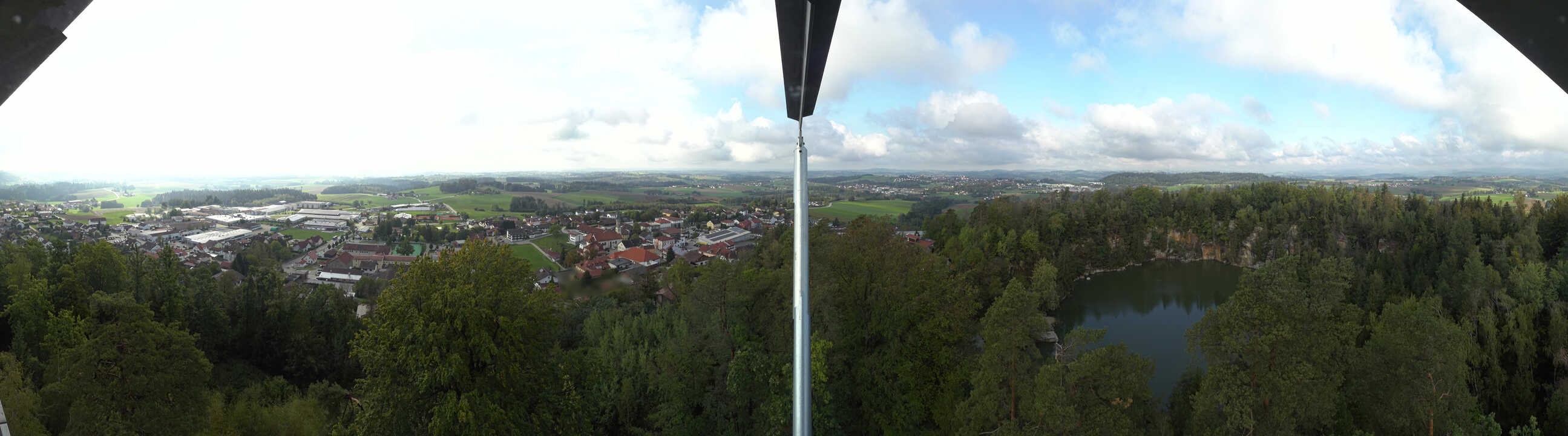 Archiv Foto Webcam Aussichtsturm am Steinbruch Büchlberg