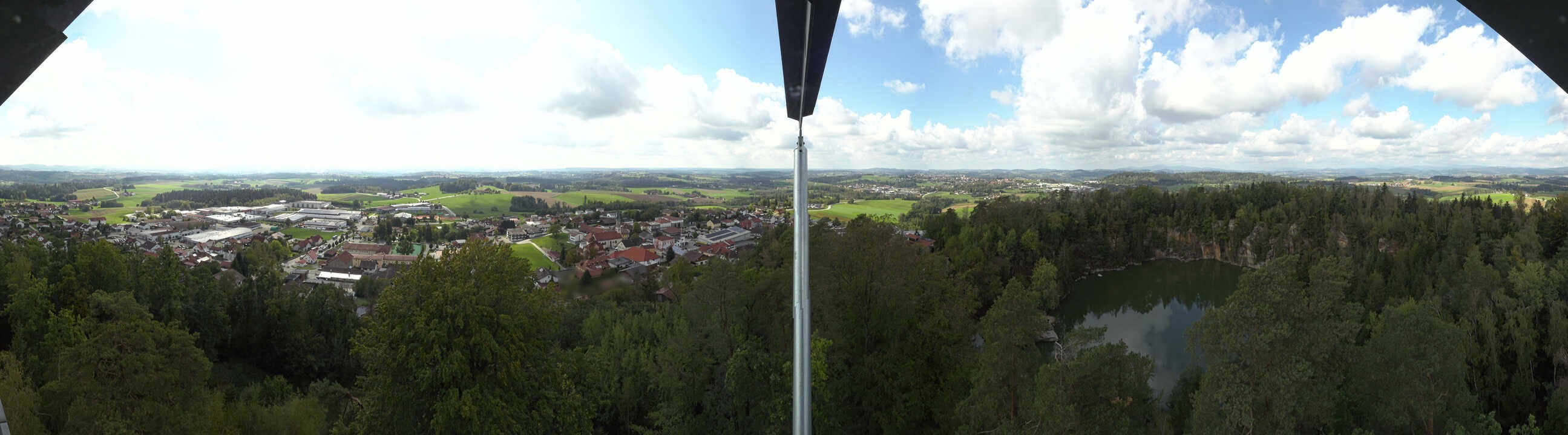 Archiv Foto Webcam Aussichtsturm am Steinbruch Büchlberg