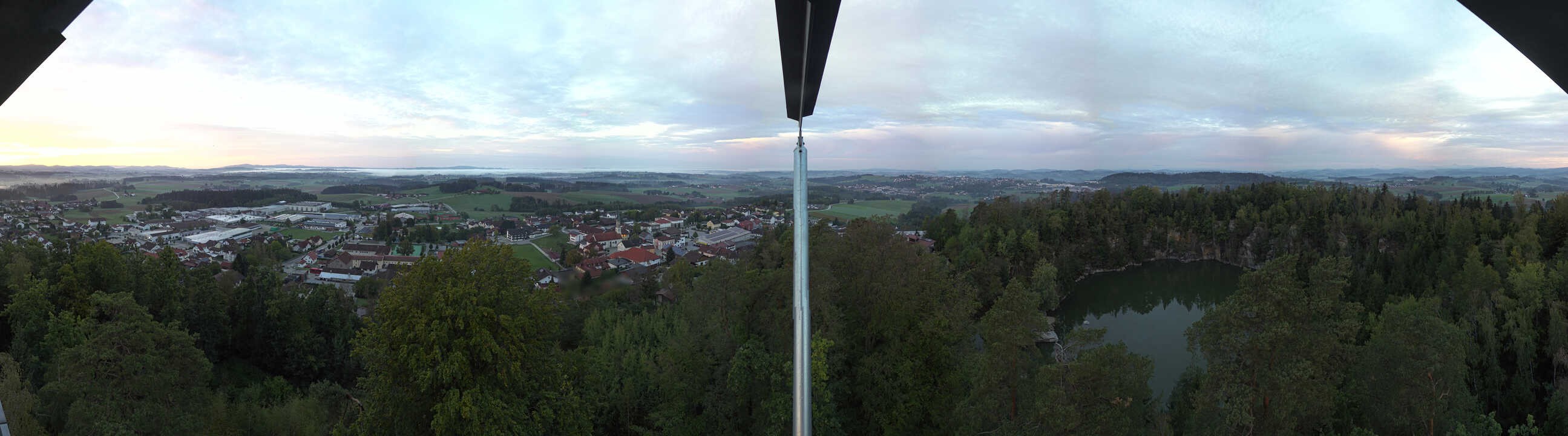 Archiv Foto Webcam Aussichtsturm am Steinbruch Büchlberg