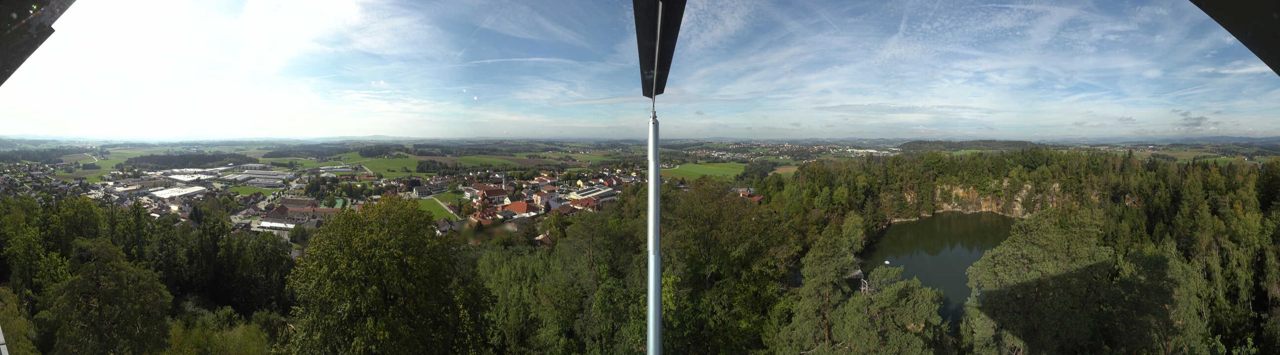 Archiv Foto Webcam Aussichtsturm am Steinbruch Büchlberg