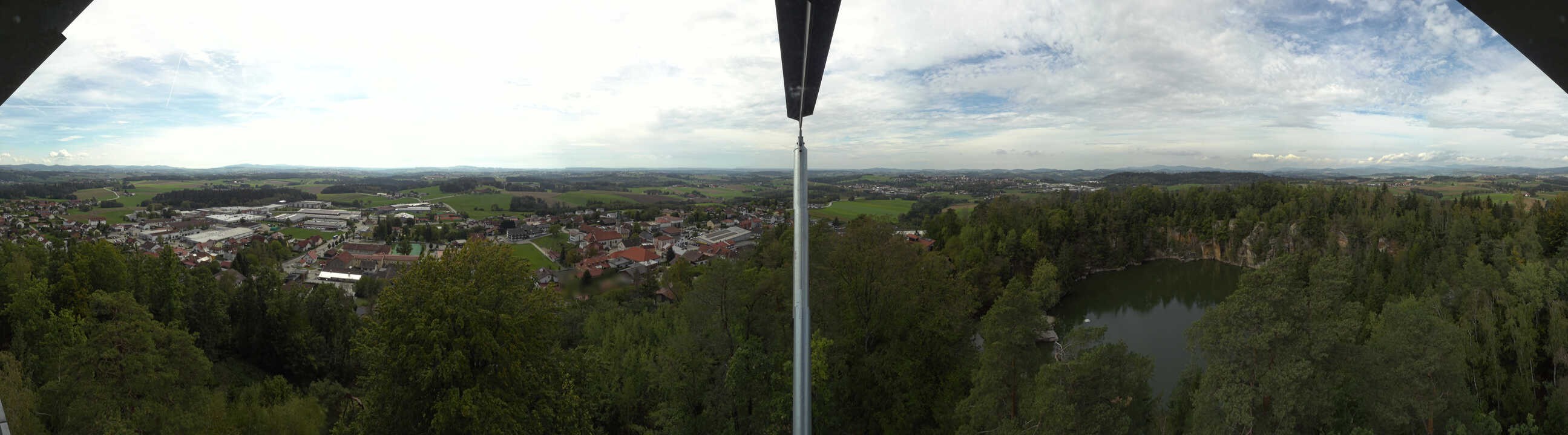 Archiv Foto Webcam Aussichtsturm am Steinbruch Büchlberg