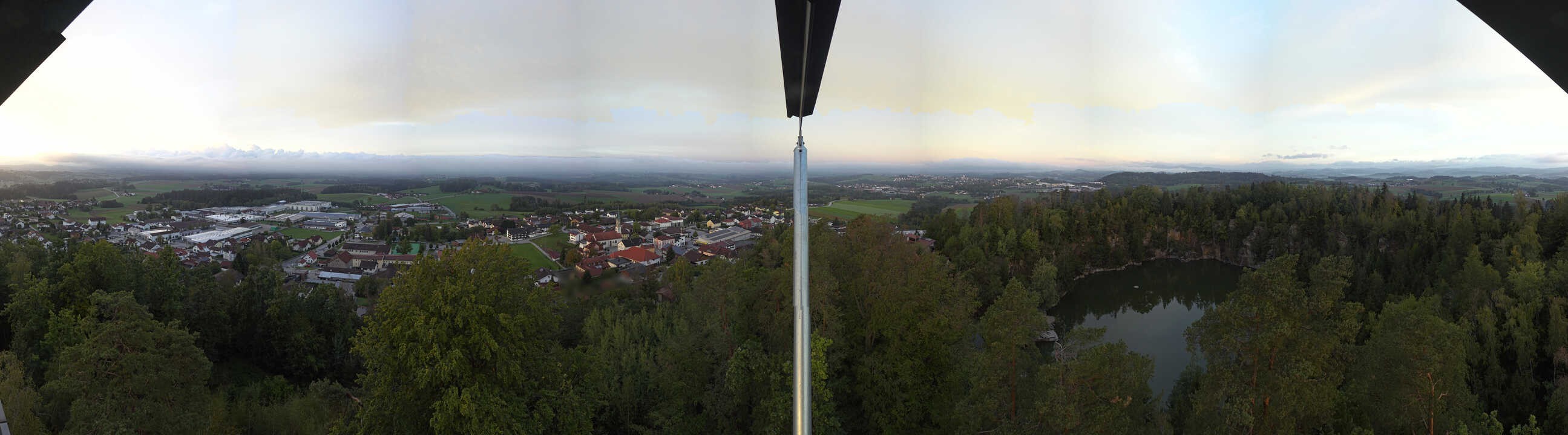 Archived image Webcam Büchlberg - Lookout tower