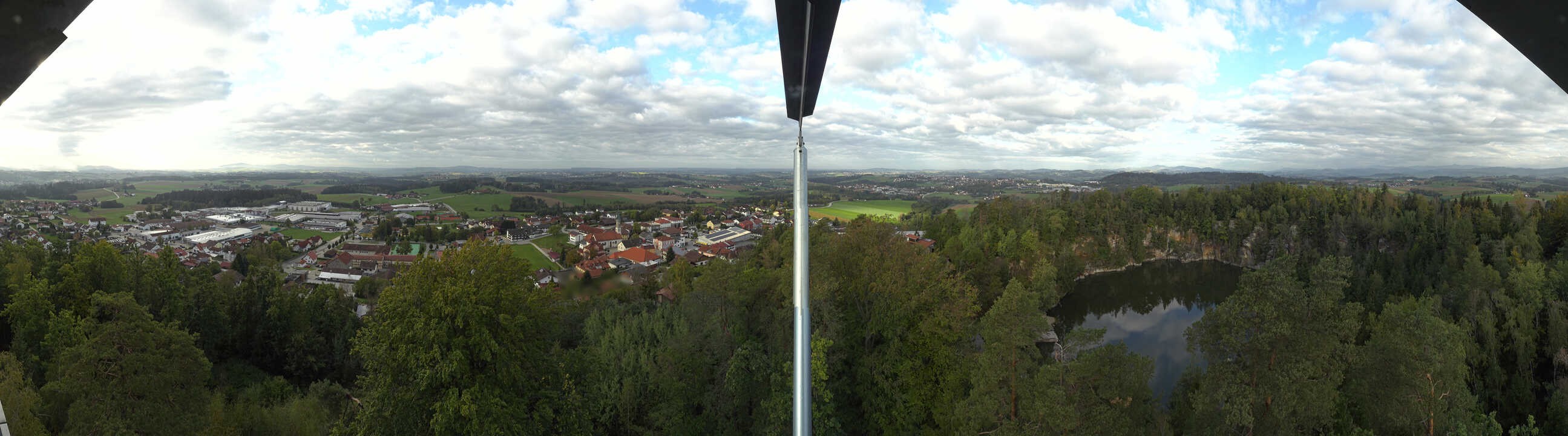 Archiv Foto Webcam Aussichtsturm am Steinbruch Büchlberg