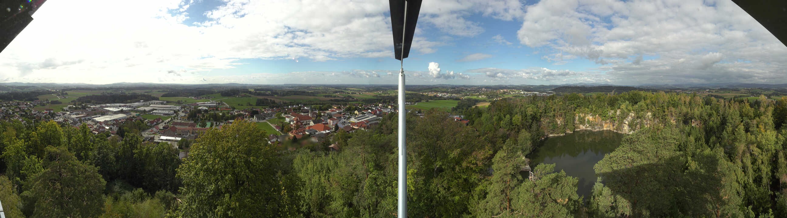 Archiv Foto Webcam Aussichtsturm am Steinbruch Büchlberg
