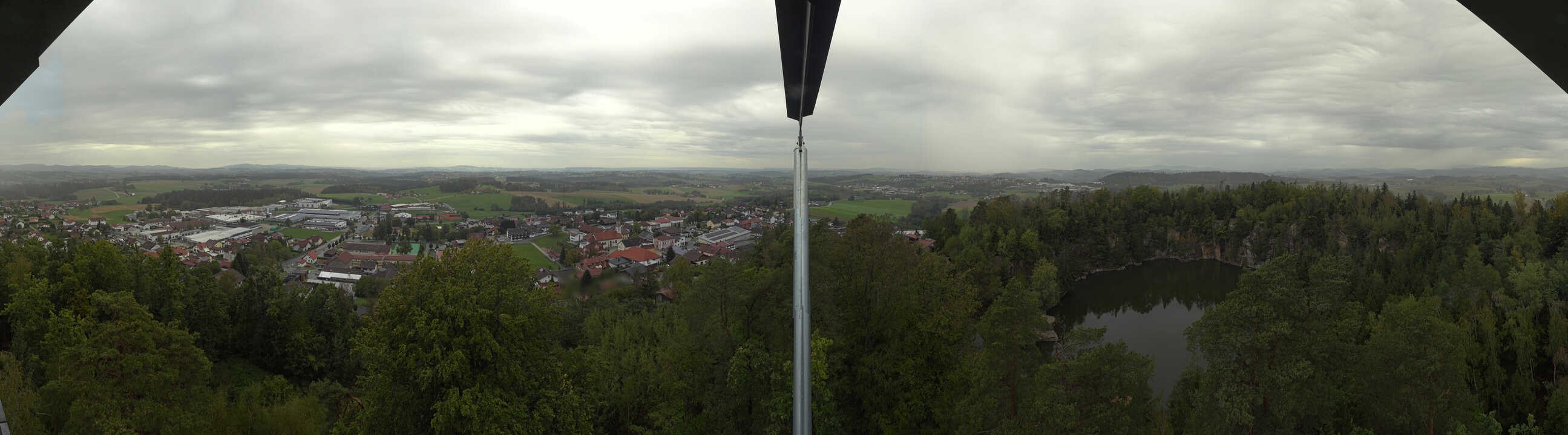 Archived image Webcam Büchlberg - Lookout tower