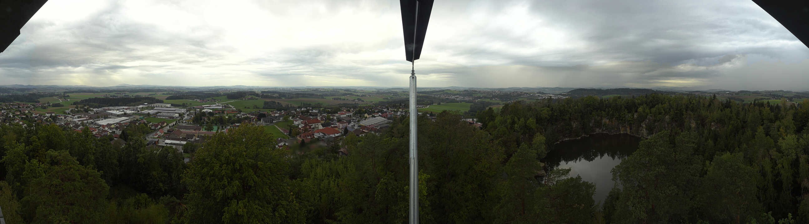 Archived image Webcam Büchlberg - Lookout tower
