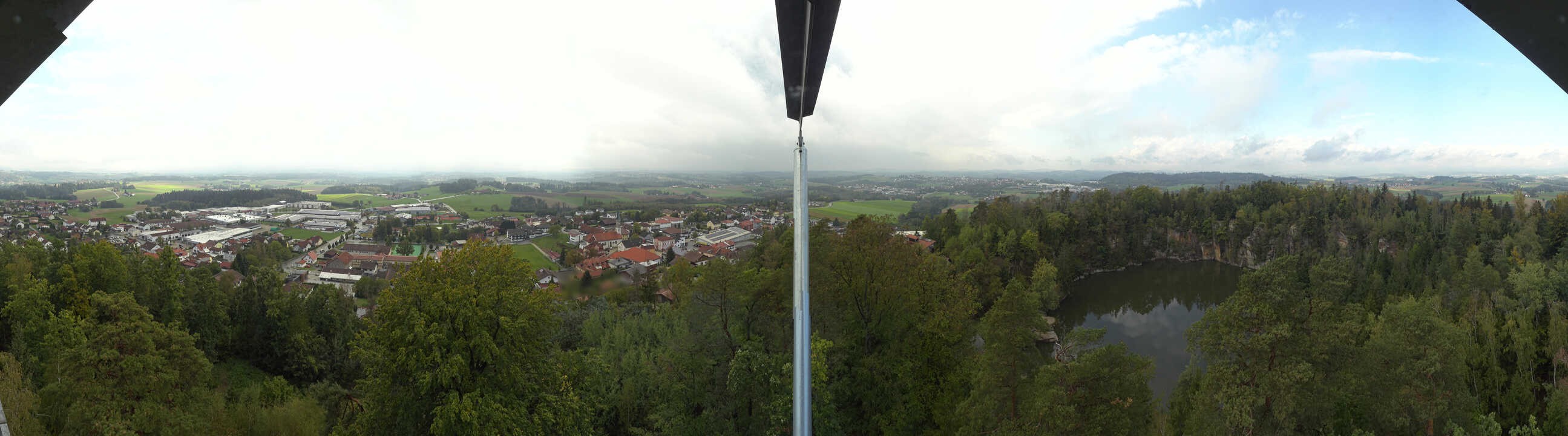 Archived image Webcam Büchlberg - Lookout tower