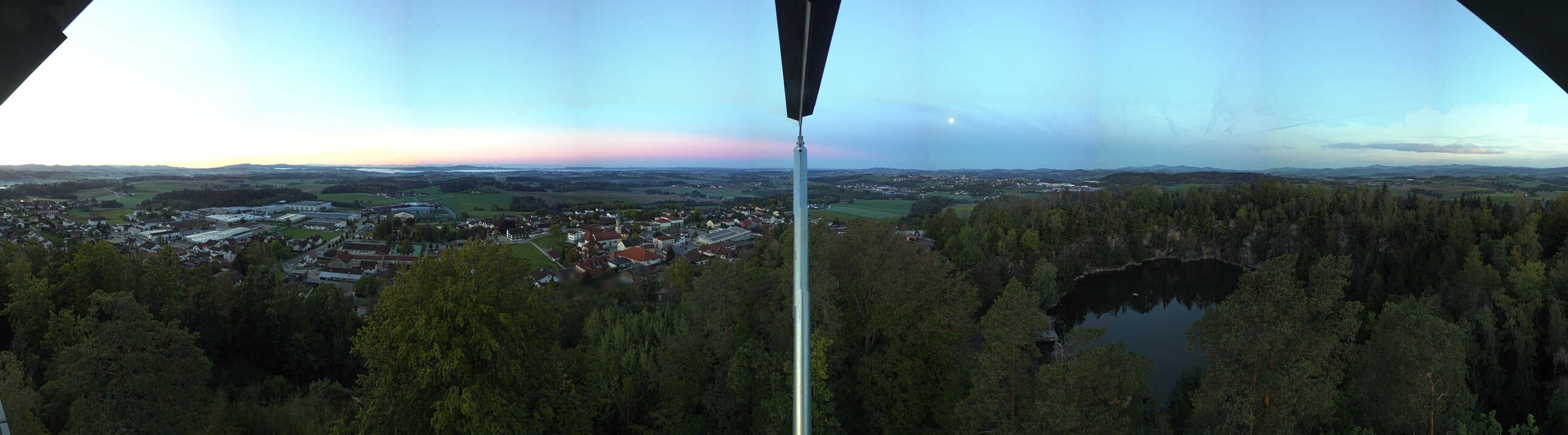 Archiv Foto Webcam Aussichtsturm am Steinbruch Büchlberg