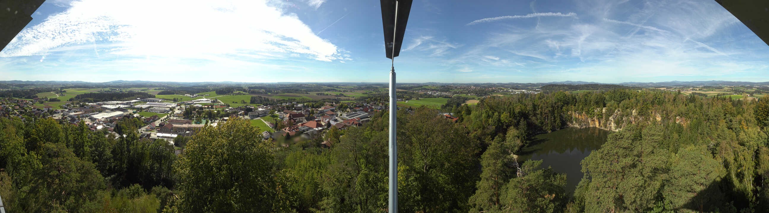 Archiv Foto Webcam Aussichtsturm am Steinbruch Büchlberg
