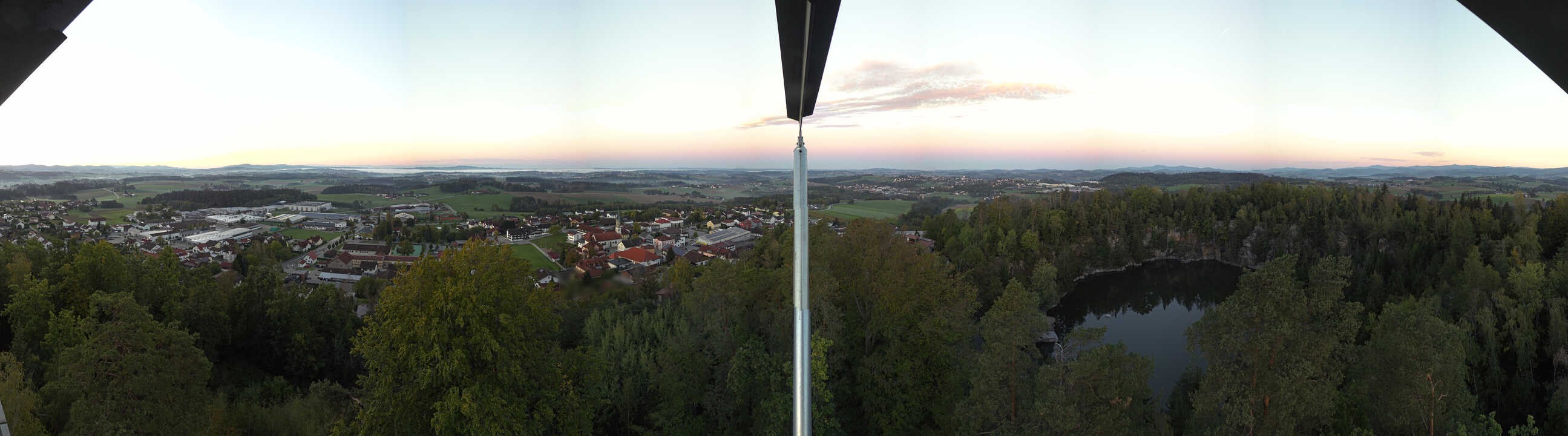 Archiv Foto Webcam Aussichtsturm am Steinbruch Büchlberg
