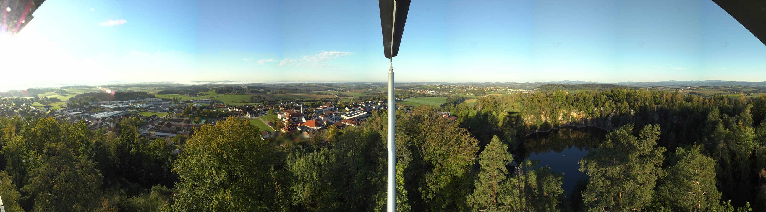 Archiv Foto Webcam Aussichtsturm am Steinbruch Büchlberg