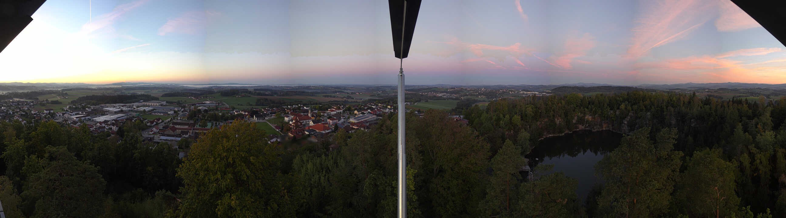 Archived image Webcam Büchlberg - Lookout tower