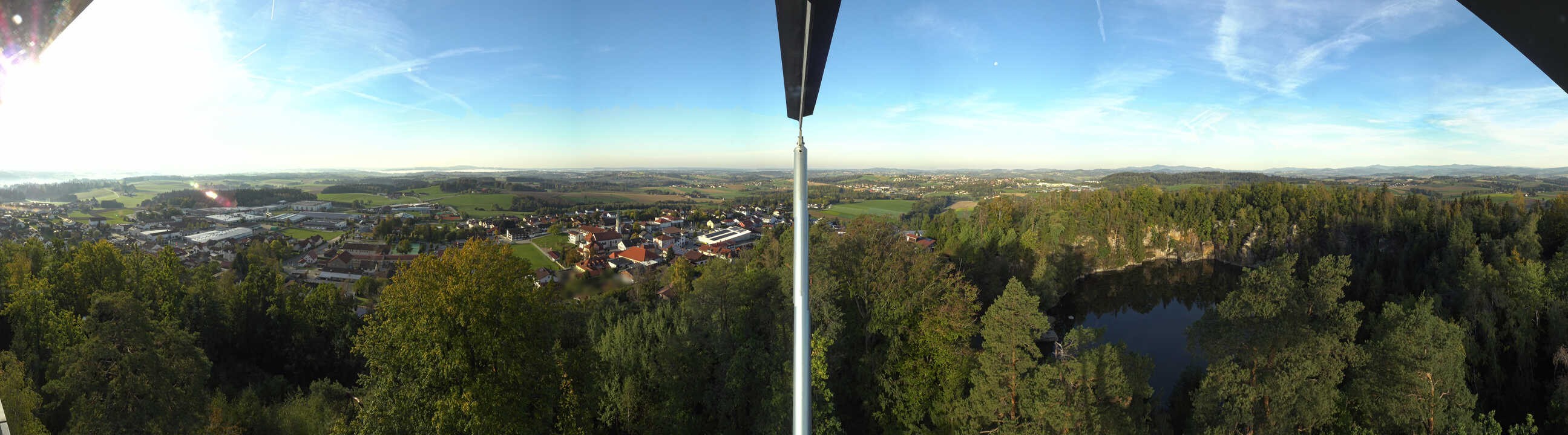 Archived image Webcam Büchlberg - Lookout tower