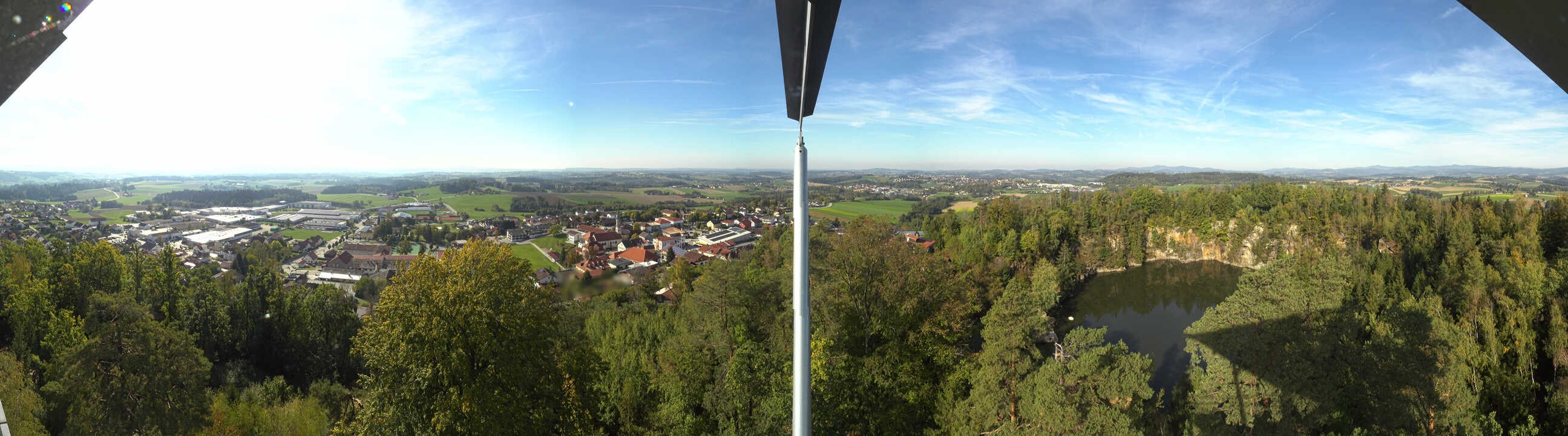 Archived image Webcam Büchlberg - Lookout tower