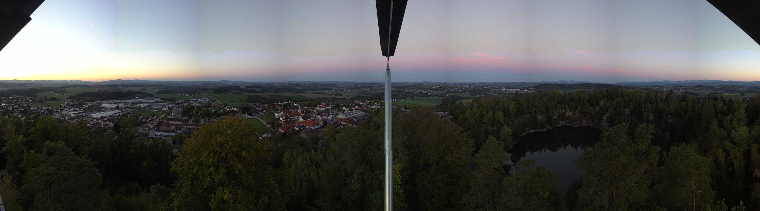 Archiv Foto Webcam Aussichtsturm am Steinbruch Büchlberg