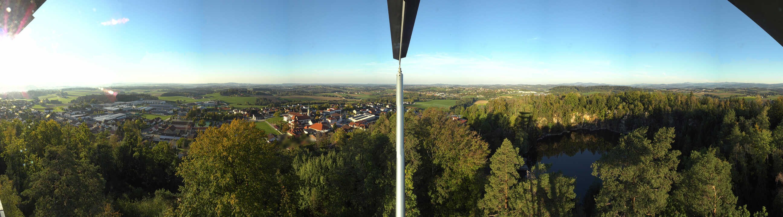 Archiv Foto Webcam Aussichtsturm am Steinbruch Büchlberg
