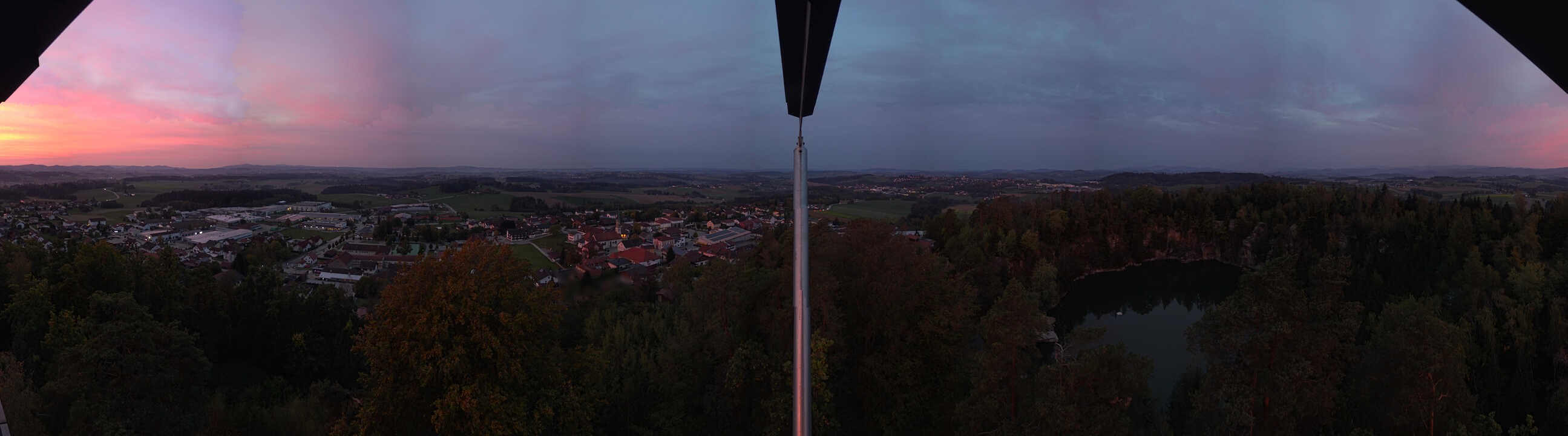 Archived image Webcam Büchlberg - Lookout tower