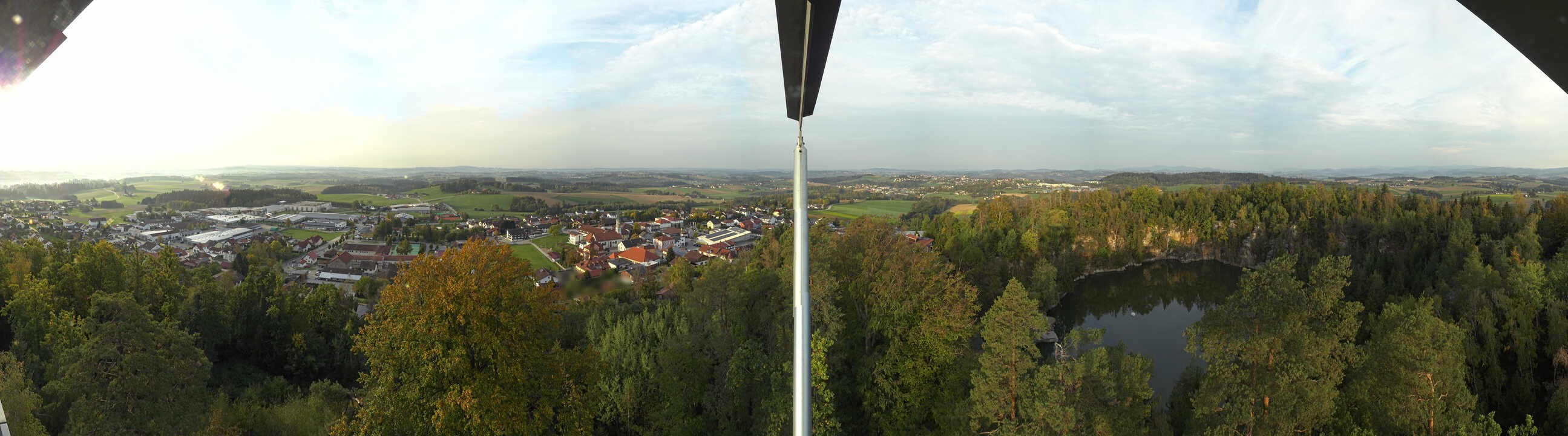 Archived image Webcam Büchlberg - Lookout tower