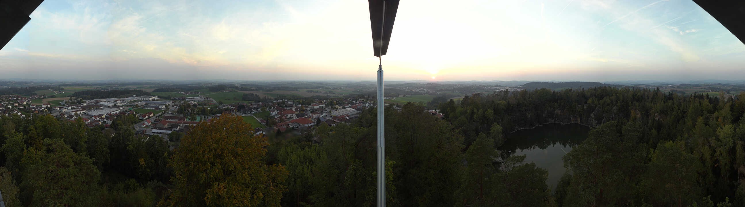Archived image Webcam Büchlberg - Lookout tower
