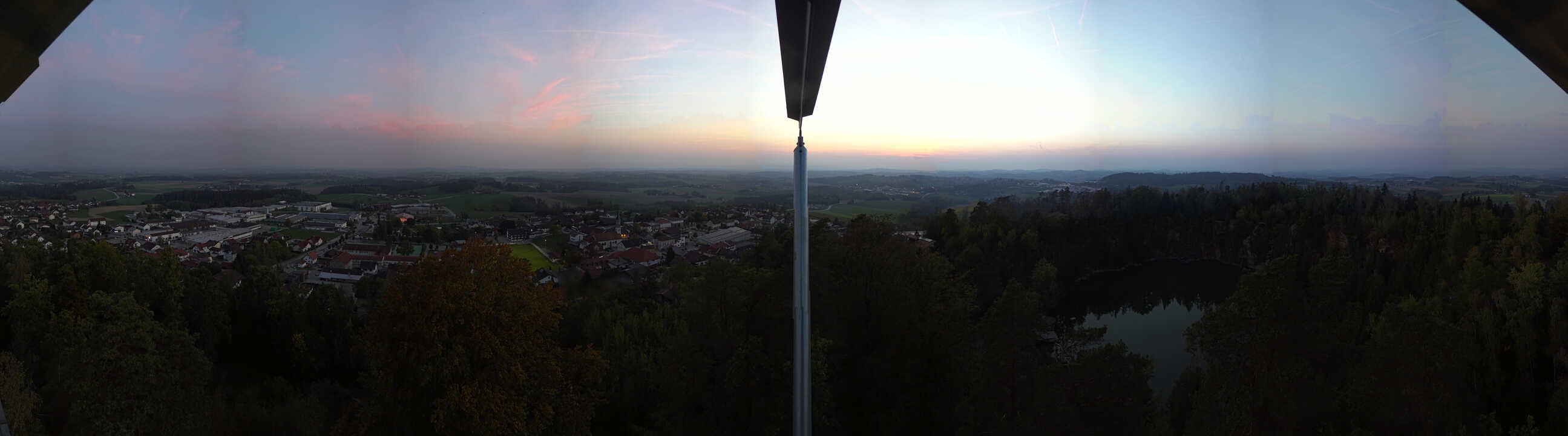Archived image Webcam Büchlberg - Lookout tower
