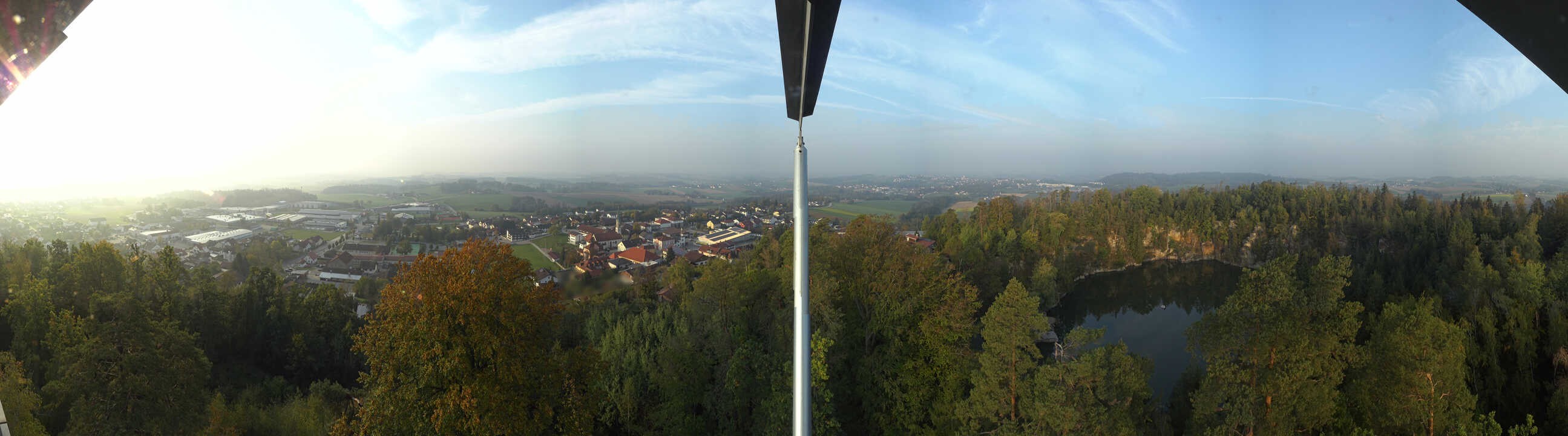Archiv Foto Webcam Aussichtsturm am Steinbruch Büchlberg
