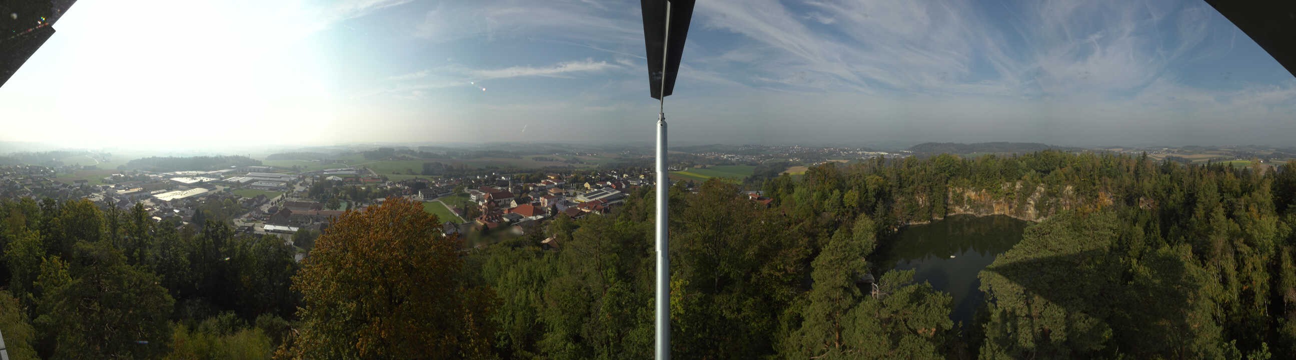 Archiv Foto Webcam Aussichtsturm am Steinbruch Büchlberg