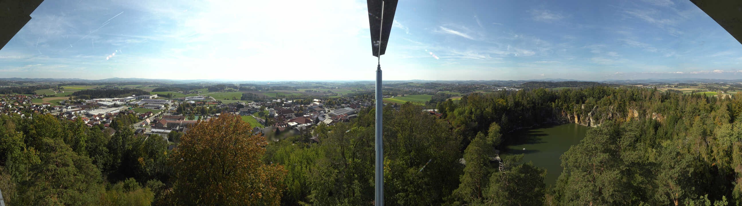 Archiv Foto Webcam Aussichtsturm am Steinbruch Büchlberg