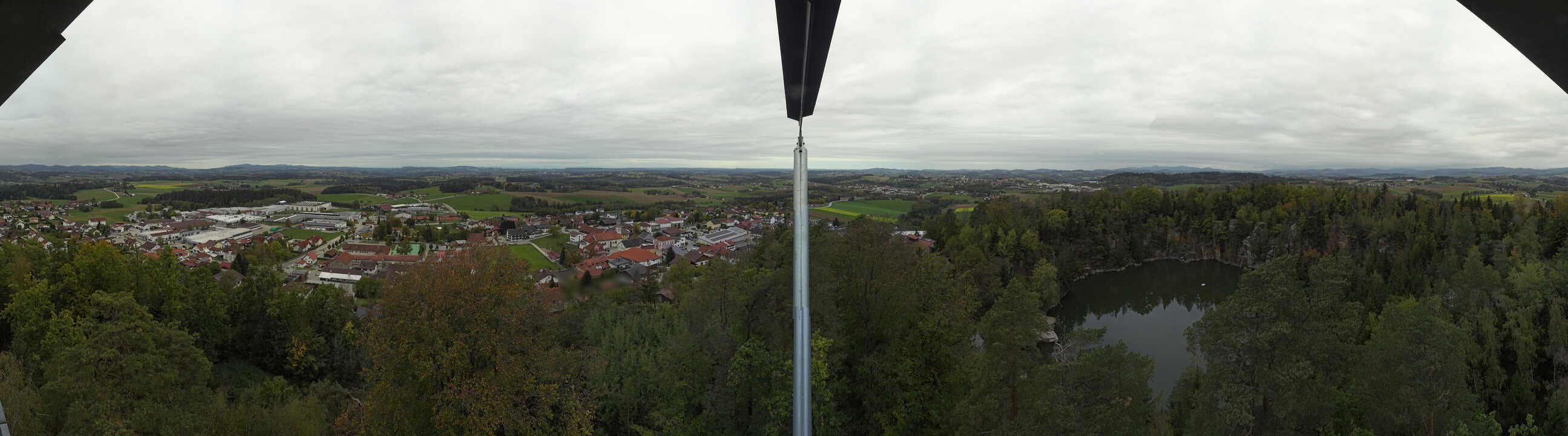 Archived image Webcam Büchlberg - Lookout tower