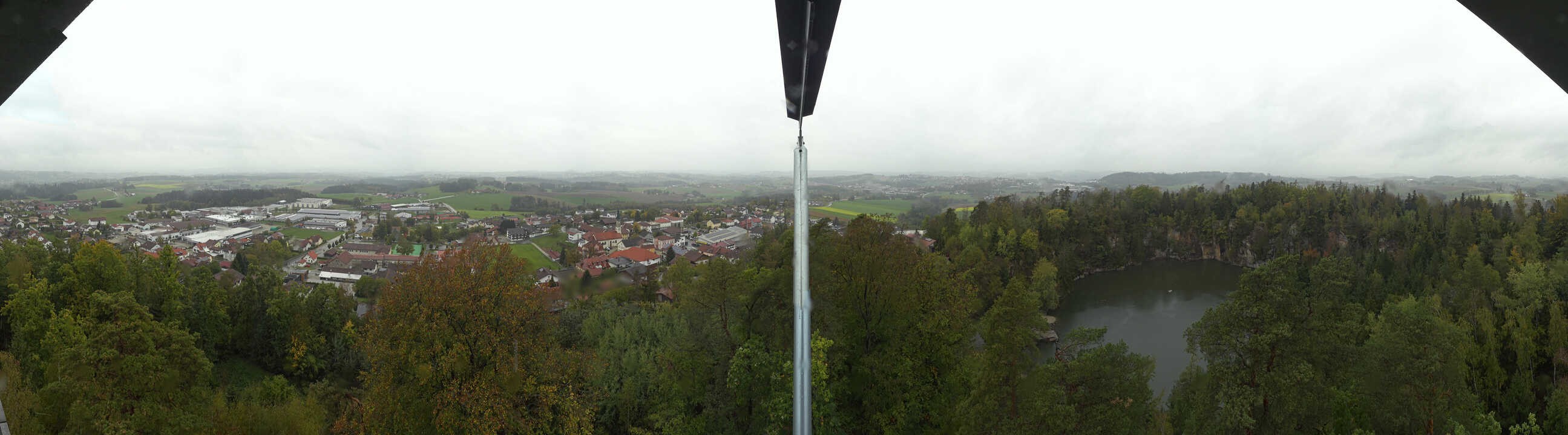 Archived image Webcam Büchlberg - Lookout tower