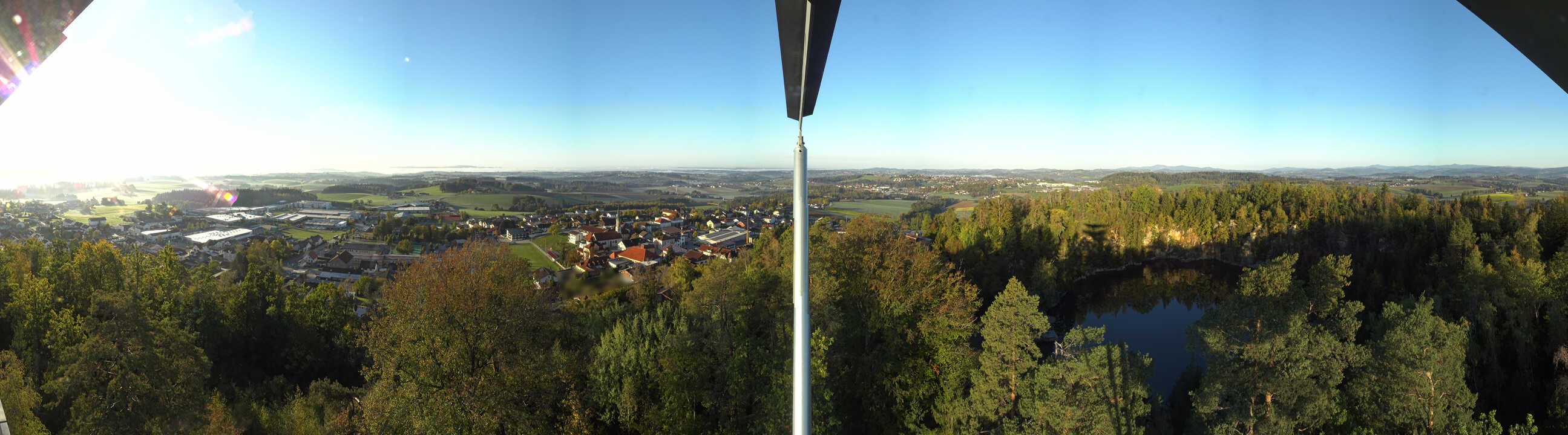 Archiv Foto Webcam Aussichtsturm am Steinbruch Büchlberg