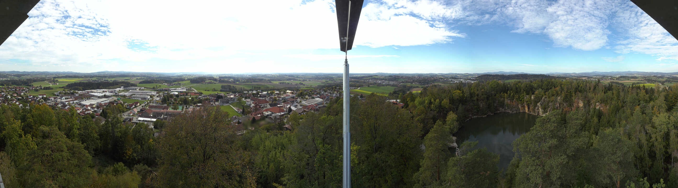 Archiv Foto Webcam Aussichtsturm am Steinbruch Büchlberg