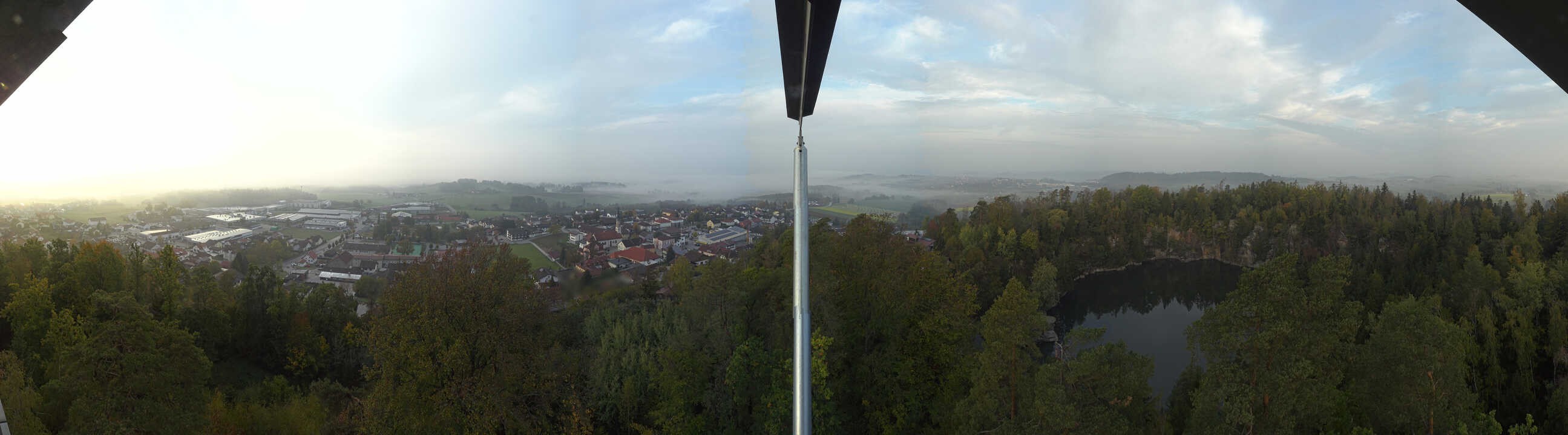 Archived image Webcam Büchlberg - Lookout tower