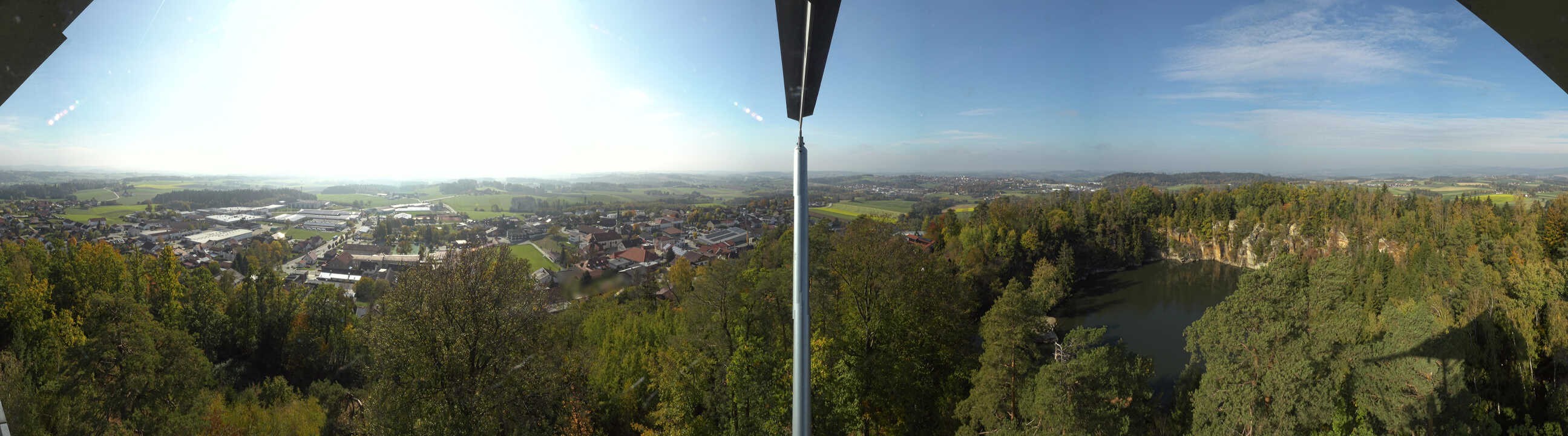 Archiv Foto Webcam Aussichtsturm am Steinbruch Büchlberg