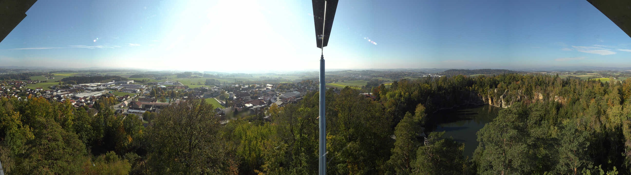 Archiv Foto Webcam Aussichtsturm am Steinbruch Büchlberg