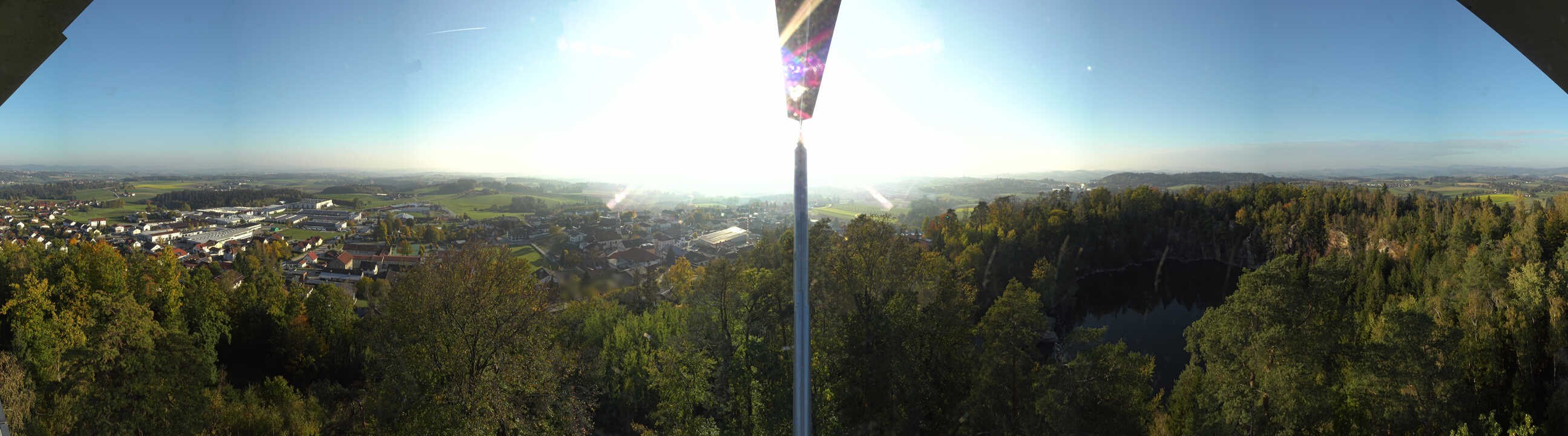Archiv Foto Webcam Aussichtsturm am Steinbruch Büchlberg