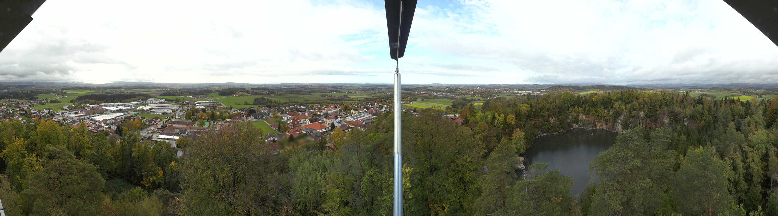Archiv Foto Webcam Aussichtsturm am Steinbruch Büchlberg