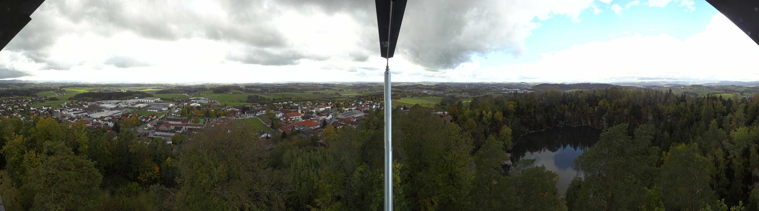 Archiv Foto Webcam Aussichtsturm am Steinbruch Büchlberg