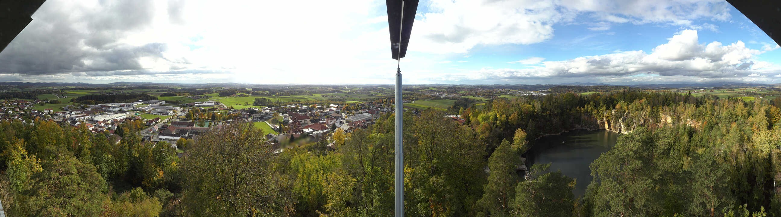 Archiv Foto Webcam Aussichtsturm am Steinbruch Büchlberg